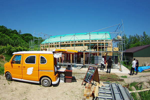 余市エコカレッジ学び舎建設・上棟式 【＠北海道】