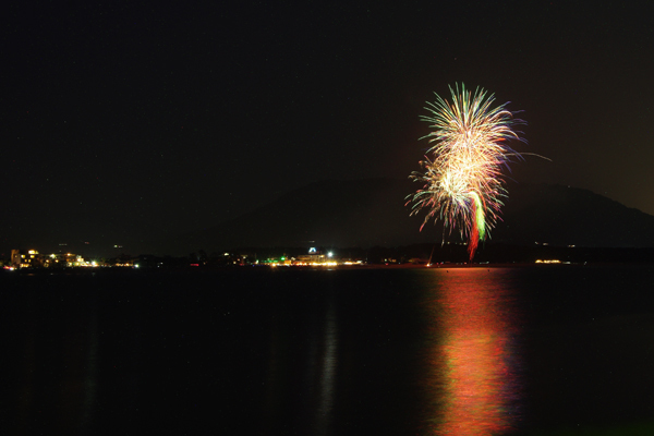 今年初☆花火